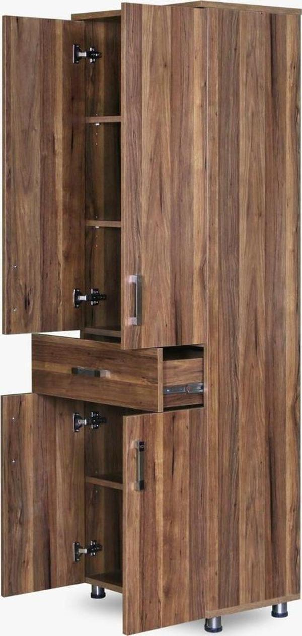 Dolap 14023 Çok Amaç Model Parlak Ceviz Hard Parlak Suntalem 130 El Yapım - Image 1