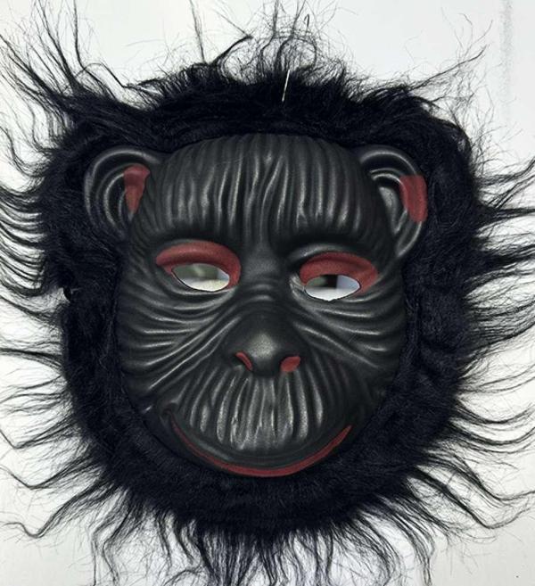 Orangutan Maskesi - Maymun Maskesi - Goril Maskesi Yetişkin Çocuk Uyumlu Siyah Renk Model 4 - Image 1