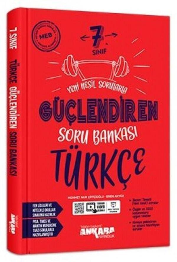 Ankara Yayıncılık 7. Sınıf Türkçe Güçlendiren Soru Bankası - Ankara Yayıncılık - Image 1