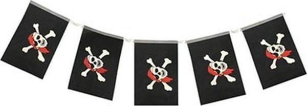 Korsan Partisi Korsan Logo Baskılı Flama Süs Afiş Süsleme 8 li - Image 1