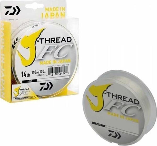 Daiwa J-Thread FC Leader Misina, 0.25 mm, 100 m - Image 1