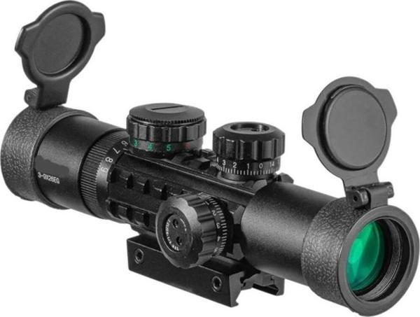 Raylı Çift Işıklı Tüfek Dürbünü C3-9X26 EG 11 Mm / 22 Mm - Image 1