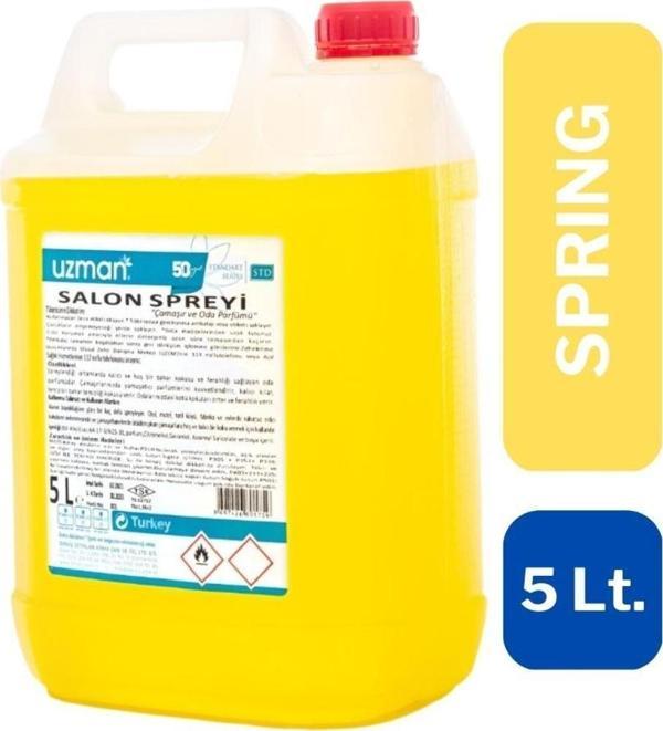 Uzman Oda ve Çamaşır Parfümü 5 Litre x 4 Adet - Spring - Image 1
