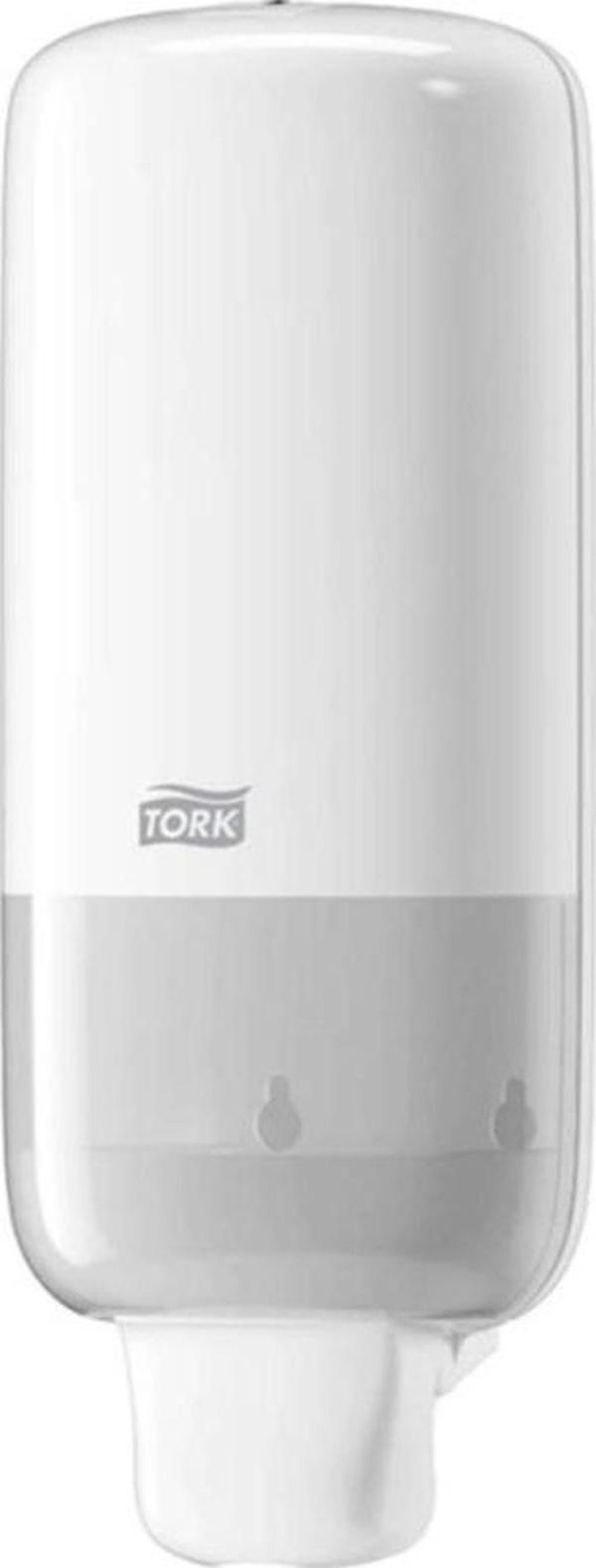 1 Ad. Tork Köpük Sabun Dispenseri Beyaz 561500 + 1 Litre Tork Köpük Sabun Premium Hediyeli - Image 1