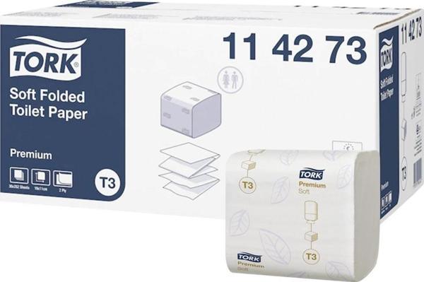 Tork Premium Yumuşak Katlamalı Tuvalet Kağıdı 30 Paket (114273) - Image 1