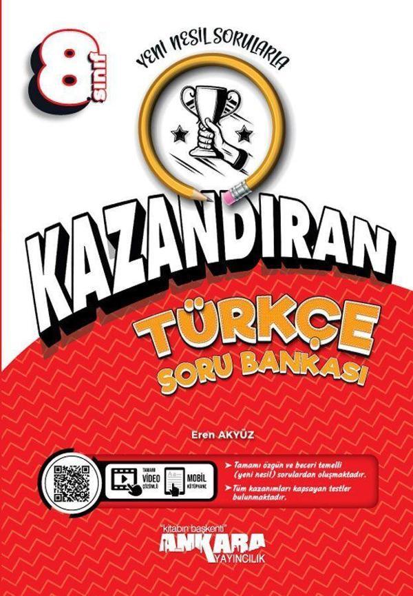 Ankara Yayıncılık 8. Sınıf Kazandıran Türkçe Soru Bankası - Ankara Yayıncılık - Image 1