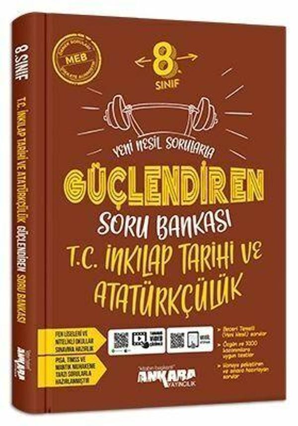 Ankara Yayıncılık 8. Sınıf T.C. İnkılap Tarihi ve Atatürkçülük Güçlendiren Soru Bankası - Ankara Yayıncılık - Image 1