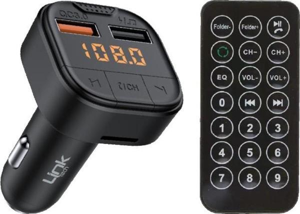 LinkTech GR15 18W PD + QC3.0 Led Ekranlı  FM Transmitter - Image 1