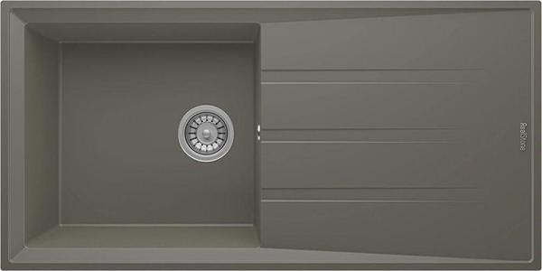 RealStone P012 Efes 100 Granit Mutfak Eviyesi Gri 100 x 50 Cm - Image 1