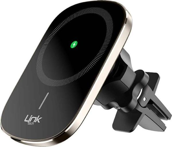 LinkTech W790 Magsafe Uyumlu 15W Kablosuz Şarj Araç İçi Telefon Tutucu - Image 1