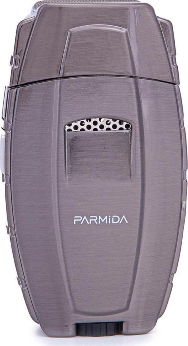 Parmida Çift Torch Pürmüz Gunmetal Metal Puro Çakmağı - Image 1