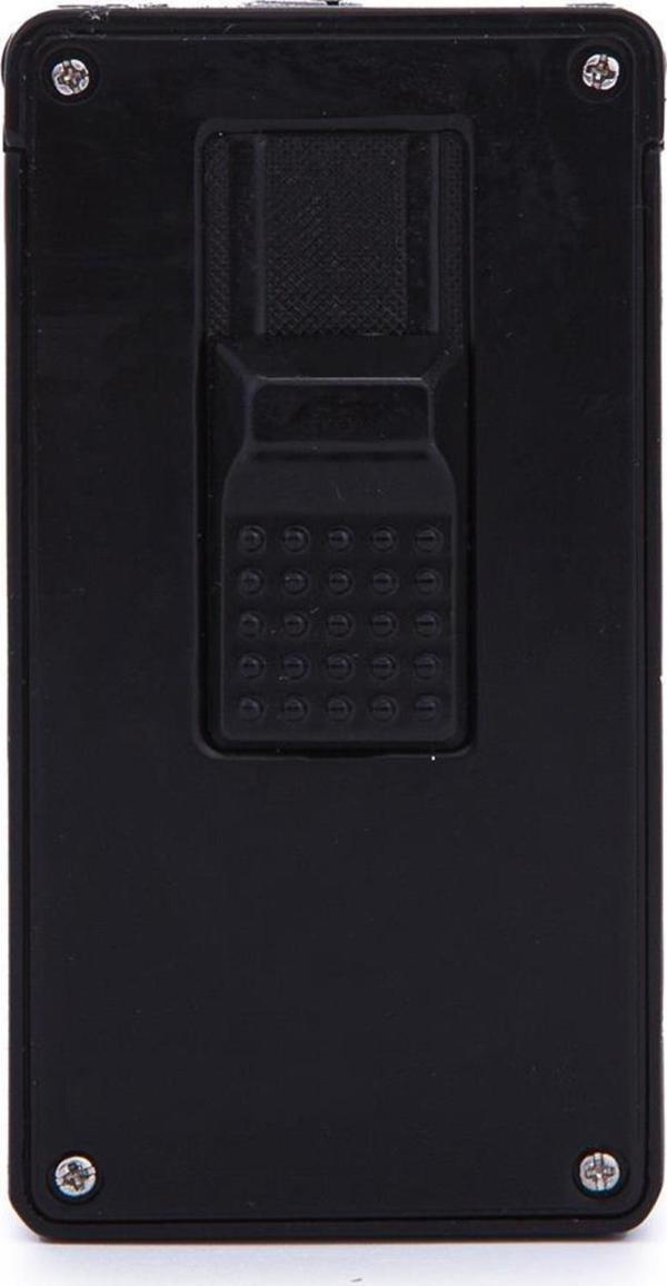 Parmida Çift Torch Pürmüz Siyah Metal Puro Çakmağı - Image 1