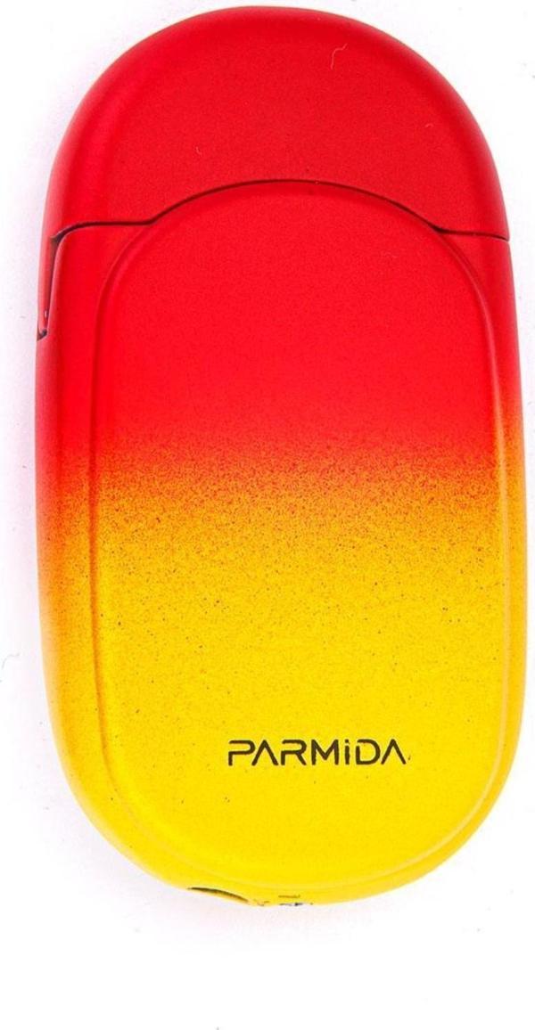 Parmida Tek Torch Pürmüz Sarı-Kırmızı Metal Puro Çakmağı - Image 1