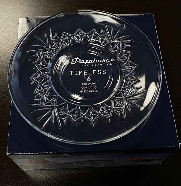 Paşabahçe 54751 Timeless 6lı Çay Tabağı - Image 1