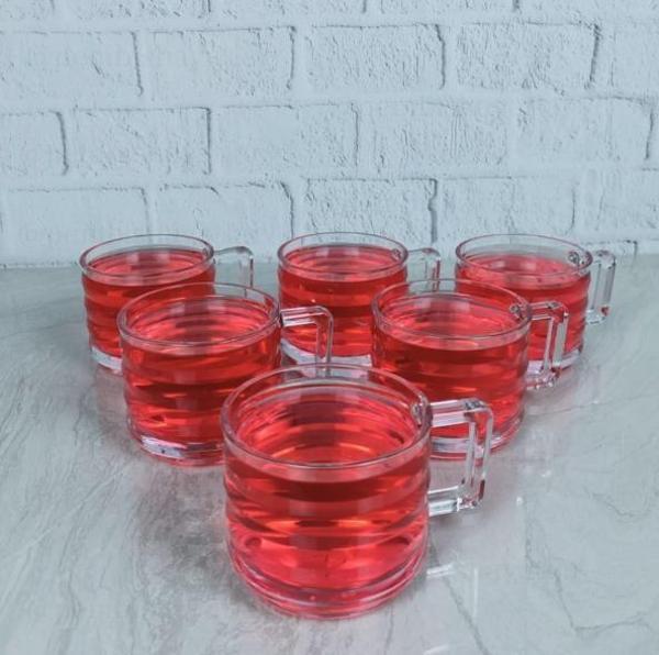 Paşabahçe 55833 Bricks 6'lı Çay-Kahve Kupası 250 cc - Image 1