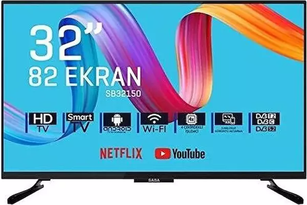  Saba 32Sb5000H Hd 32" 82 Ekran Uydu Alıcılı Led Tv - Image 1