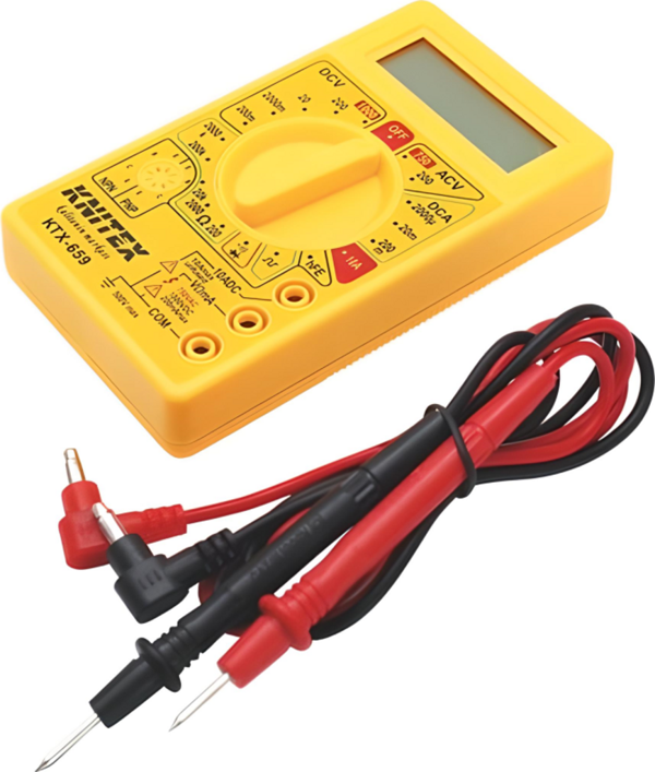 Knitex Dijital Avometre Multimetre Ölçü Aleti Akım Voltaj Direnç Ölçer KTX-659 - Image 1