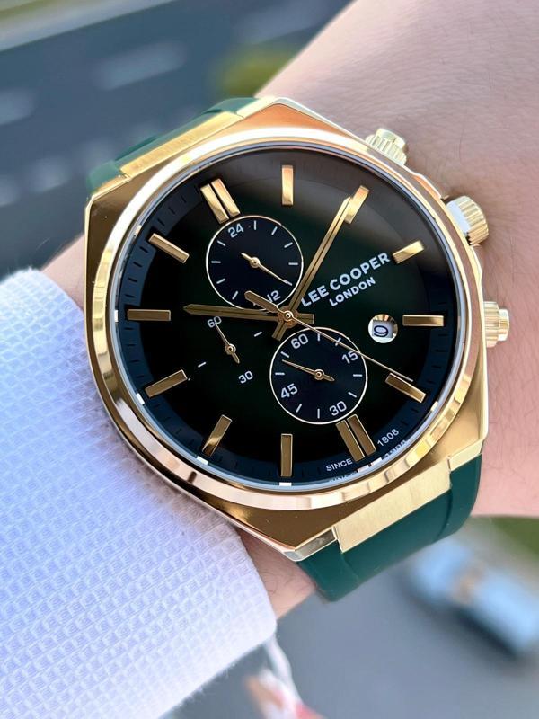 Lee Cooper Silikon Kordon İç Fonksiyonları Aktif 5 Atm Suya Dayanıklı Erkek Kol Saati ELC07854.177 - Image 1