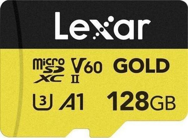 Lexar 128GB Professional GOLD V60 280mb UHS-II Micro Sd Hafıza Kartı - Image 1