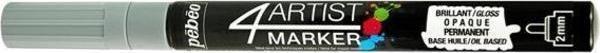 Pebeo 4Artist Oil Marker Yağlıboya Kalemi 2mm Yuvarlak Uç GREY - Image 1