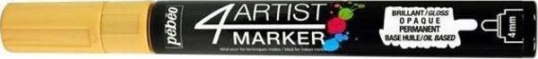 Pebeo 4Artist Oil Marker Yağlıboya Kalemi 4mm Yuvarlak Uç GOLD - Image 1