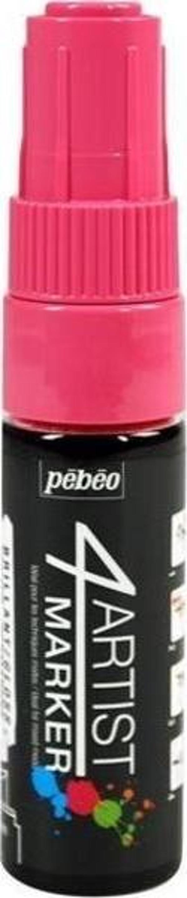 Pebeo 4Artist Oil Marker Yağlıboya Kalemi 8mm Kesik Uç PINK - Image 1