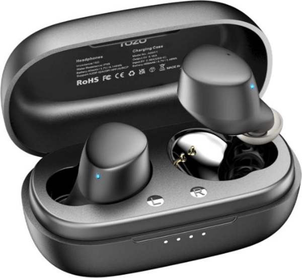 Fuchsia Agile Dots Ultra Hafif Bluetooth 5.3 Kablosuz TWS Airpods Kulaklık - Image 1