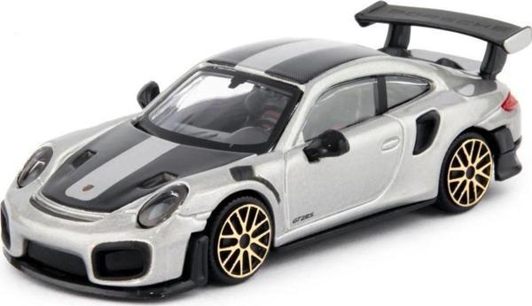 Bburago 1:43 Street Fire - PORSCHE 911 GT2 RS SILVER - Image 1