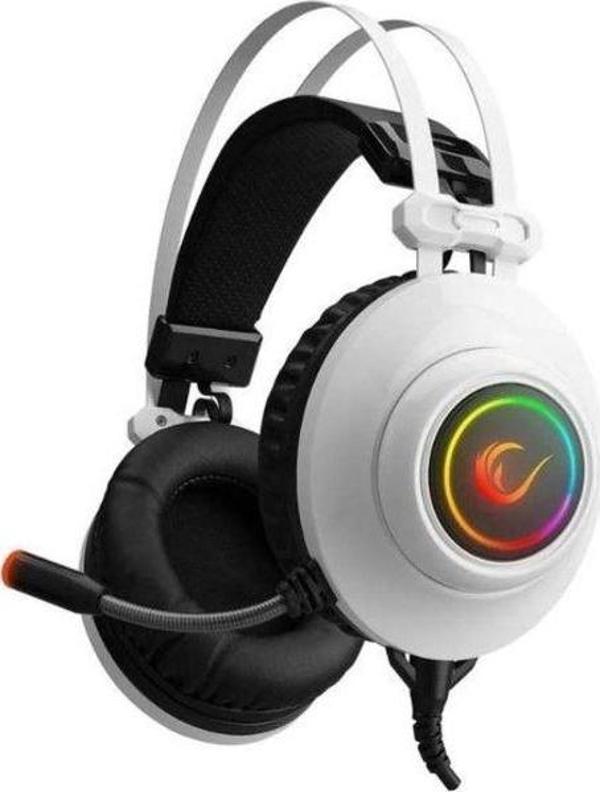 Rampage RM-K1 PULSAR Beyaz Usb 7.1 Surround+Titreşim RGB Işık Efektli Gaming Oyuncu Mikrofonlu Kulak - Image 1