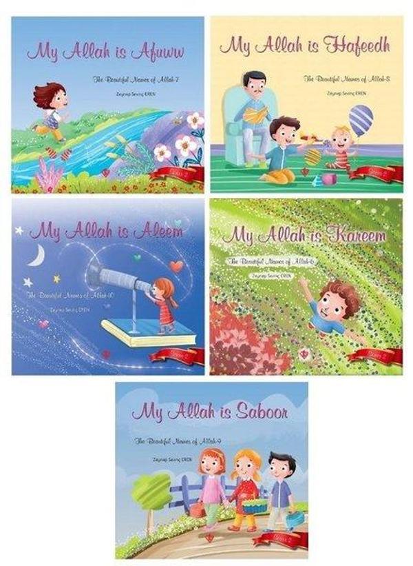 The Beautiful Names of Allah 1-5 Book Set - Türkiye Diyanet Vakfı Yayınları - Image 1