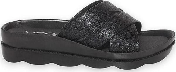 VOGA 1745 SİYAH ÇATLAK COMFORT ANATOMİK GÜNLÜK TERLİK - Image 1