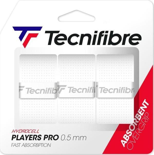 Tecnifibre Players Pro Overgrip 3'lü 0.5mm Beyaz Tenis Gribi 52ATPPLAWH - Image 1