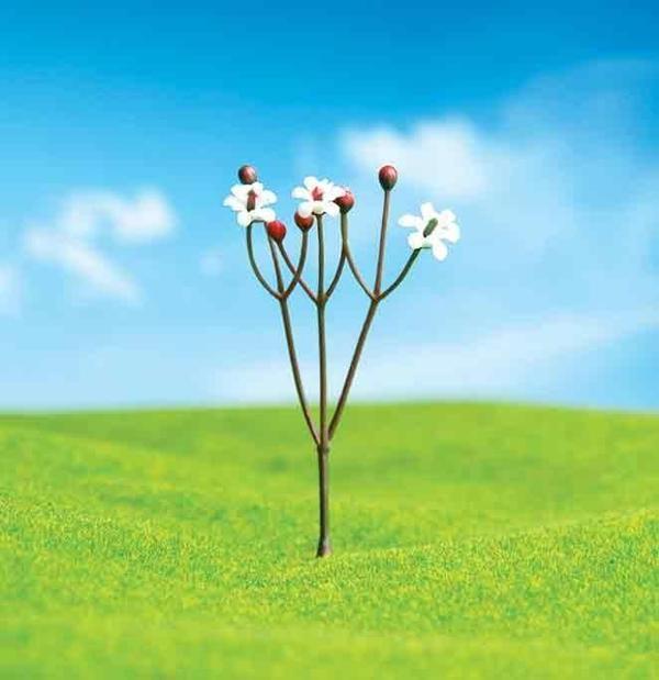 Eshel Renkli Çiçek 8 cm 4 Adet - Image 1
