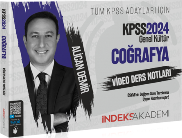 2024 KPSS Coğrafya Video Ders Notları - İndeks Akademi Yayıncılık - Image 1