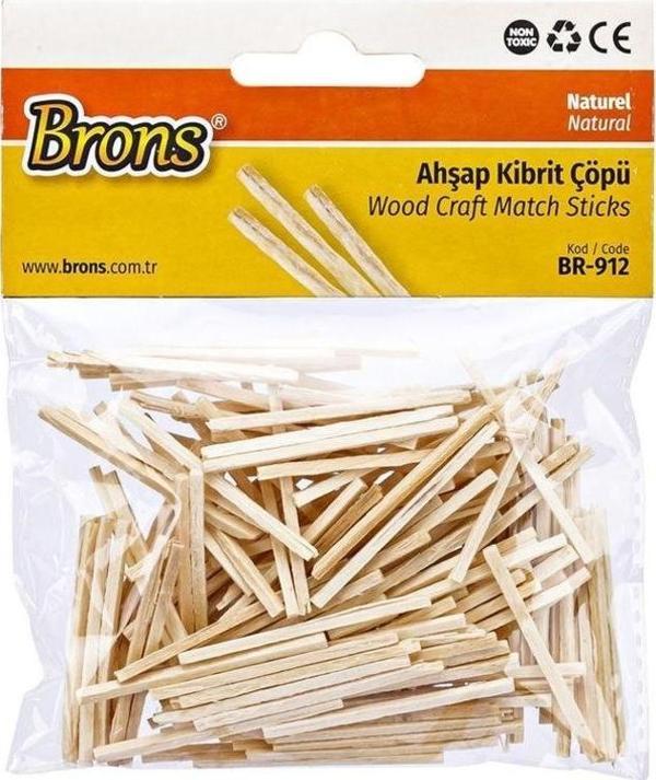 Brons Ahşap Kibrit Çöpü Naturel BR-912 - Image 1
