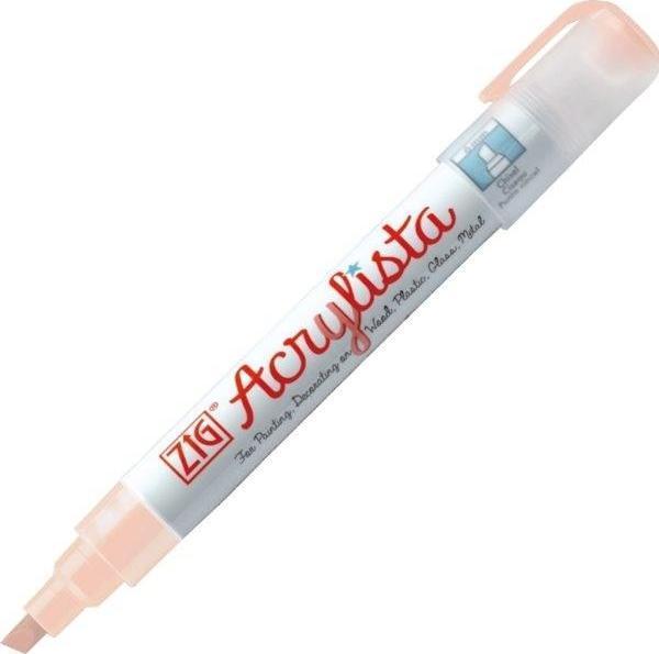 Zig Acrylista Marker Akrilik Boyama Kalemi 6 mm Kesik Uç FLESH - Image 1