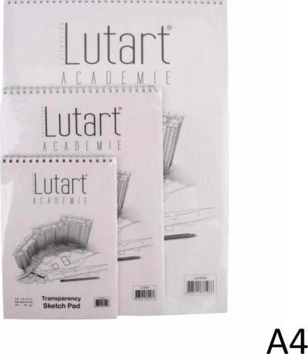 Lutart Transparency Sketch Pad Aydınger Bloğu A4 30 Sayfa - Image 1
