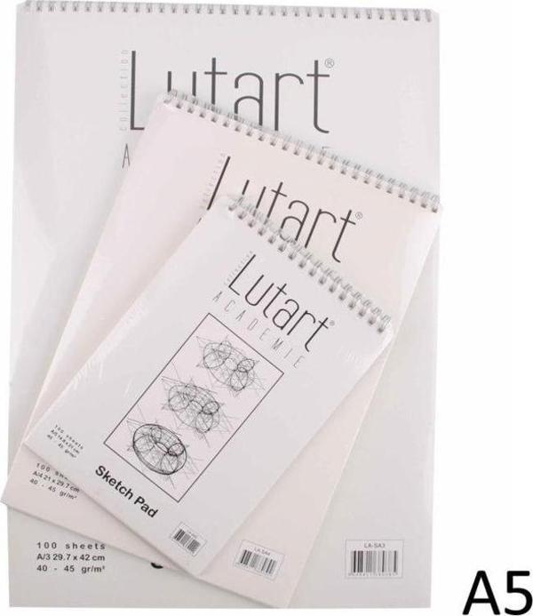 Lutart Sketch Pad Eskiz Bloğu 40-45 gr. A5 100 Sayfa - Image 1
