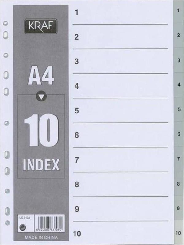 Kraf Separatör 1-10 Rakamlar - Image 1