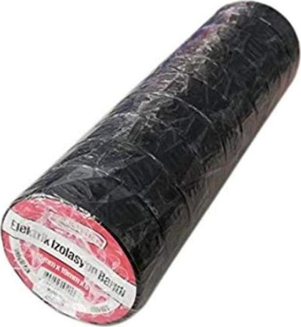 İnox Inox PVC Elektrik Bantı Siyah 10'lu Paket - Image 1