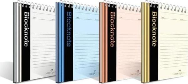 Faber-Castell Bloknot Metalik Renk A4 80 yp. Kareli - Image 1