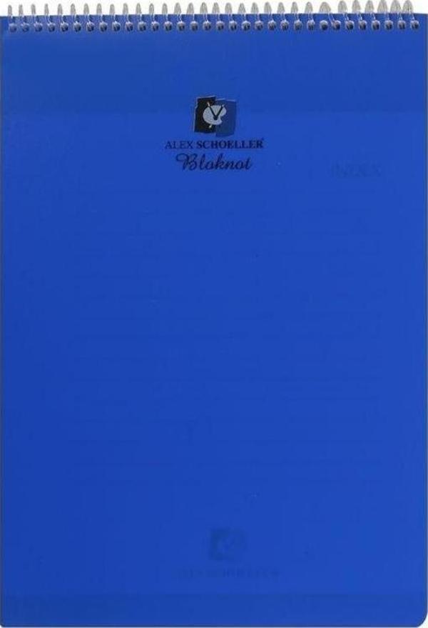 Alex Schoeller PP Kapak Bloknot A4 80 yp Kareli - Image 1