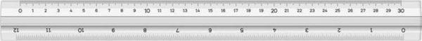 Hatas Tribldesimetre Şeffaf 30 cm / 12 inch - Image 1
