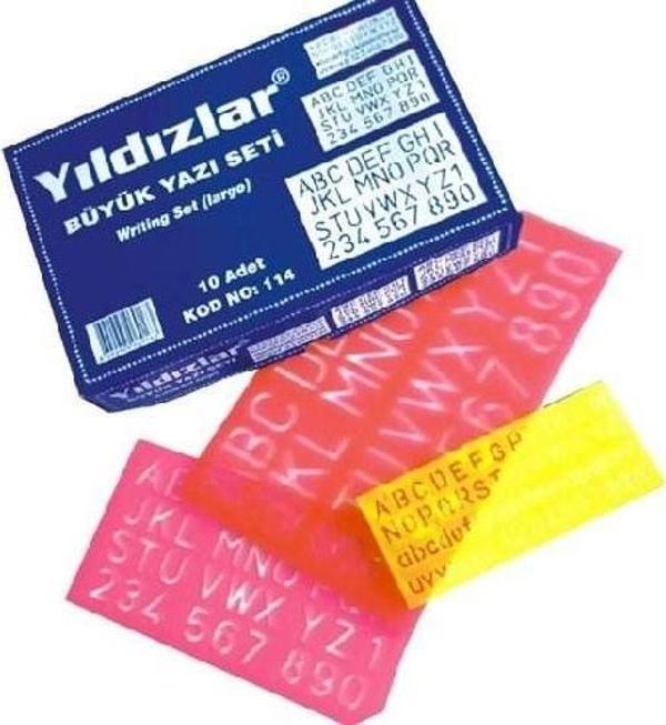 Yıldızlar Büyük Yazı Seti 3'lü - Image 1