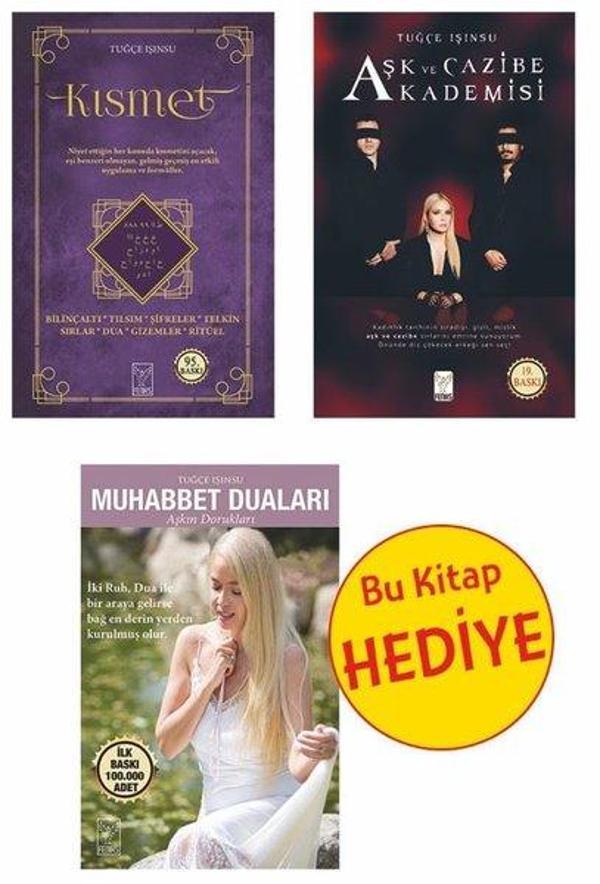 Kısmet - Aşk ve Cazibe Akademisi Seti - 2 Kitap Takım - Hediye: Muhabbet Duaları - Feniks Kitap - Image 1