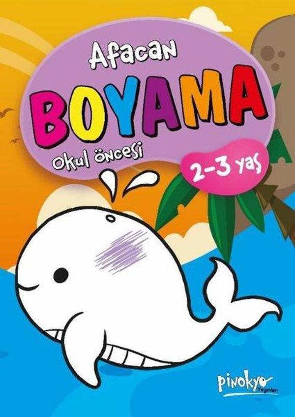 Afacan Boyama Kitabı - Okul Öncesi 2 - 3 Yaş - Pinokyo - Image 1