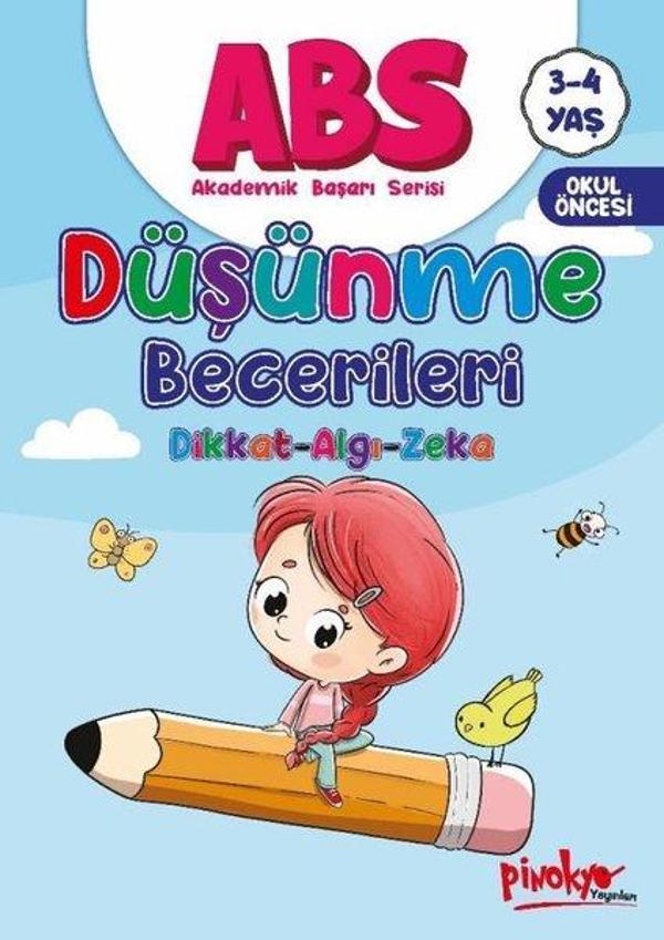 3 - 4 Yaş ABS - Düşünme Becerileri - Dikkat Algı Zeka - Pinokyo - Image 1