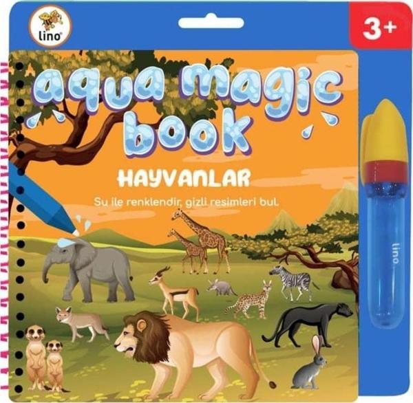 Lino Aqua Magic Book Sihirli Boyama Kitabı HAYVANLAR - Image 1