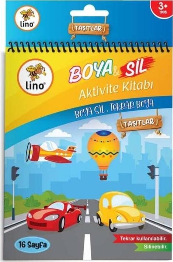 Lino Boya & Sil Aktivite Boyama Kitabı ARAÇLAR - Image 1