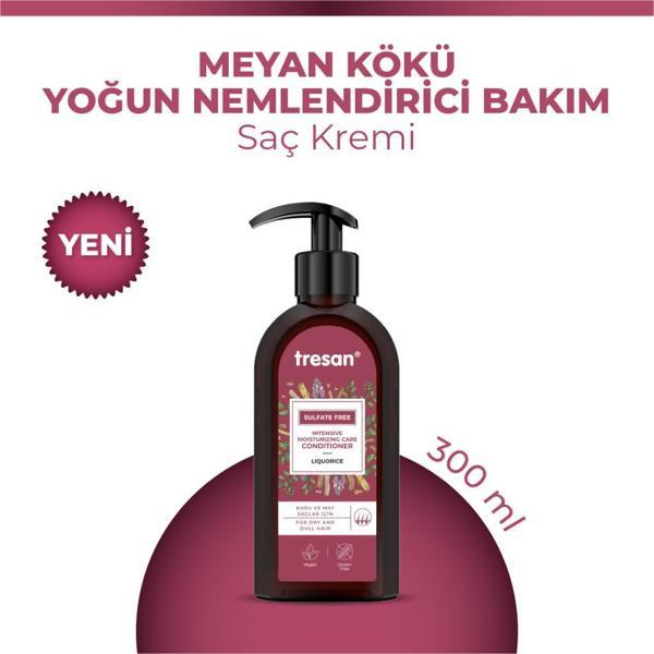 Tresan Meyan Kökü Yoğun Nemlendirici Sülfatsız Bakım Saç Kremi 300 ml - Image 1